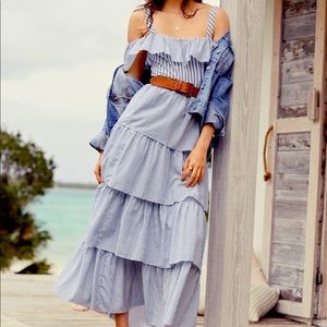 NWT Victoria’s Secret Ruffled Maxi Dress